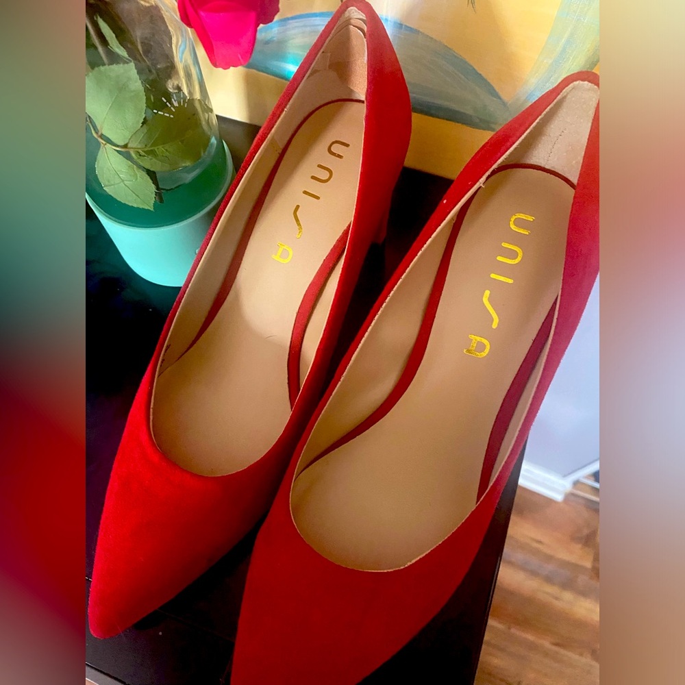 Red high heels